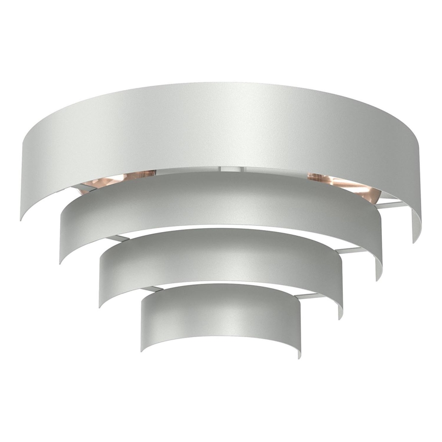 Applique RINGS 2xE27/15W/230V cromo lucido