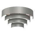 Applique RINGS 2xE27/15W/230V grigio