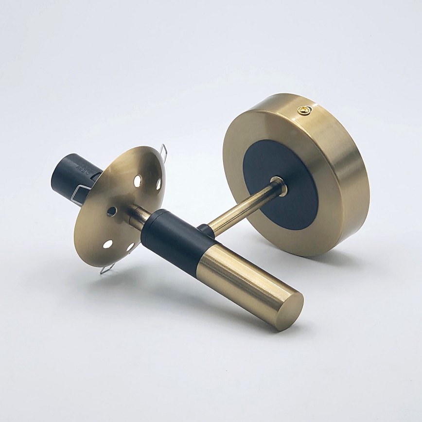 Applique ROLLO 1xE14/5W/230V oro/fumé beige