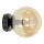 Applique ROSSI 1xE14/10W/230V nero/beige