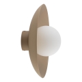Applique SLATE 1xG9/8W/230V diametro 28 cm beige