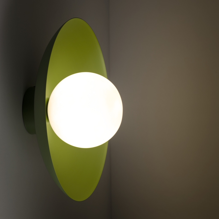 Applique SLATE 1xG9/8W/230V diametro 28 cm verde
