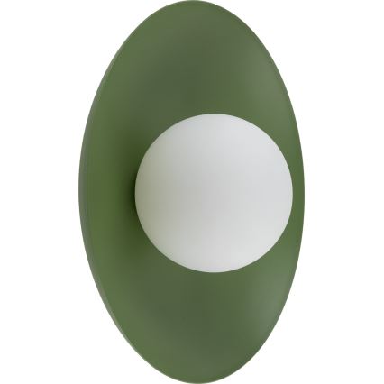 Applique SLATE 1xG9/8W/230V diametro 28 cm verde