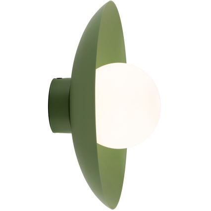 Applique SLATE 1xG9/8W/230V diametro 28 cm verde
