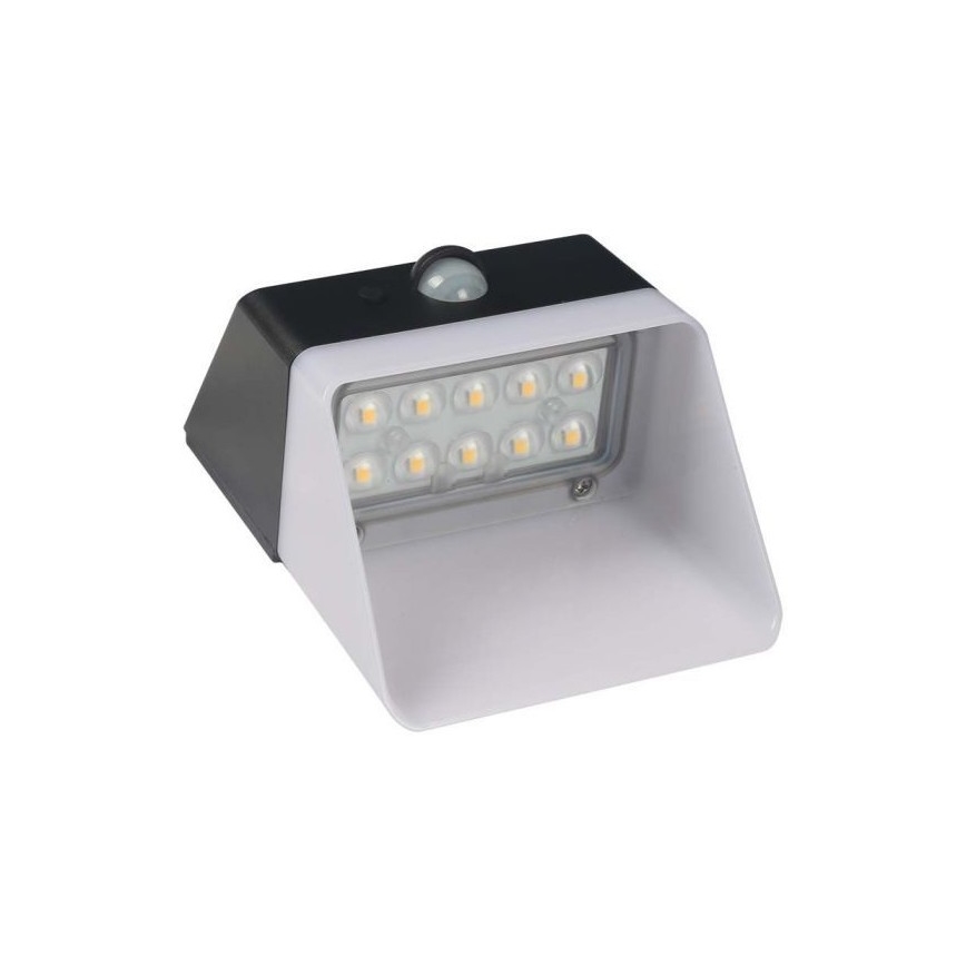 Applique murale solaire LED avec capteur LED/2W/3,7V 4000K IP65 1200 mAh