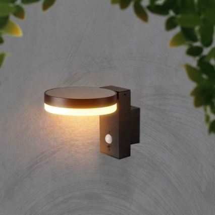 Applique murale solaire LED extérieure avec capteur LED/5,5W/3,7V 3000K IP54 2000 mAh