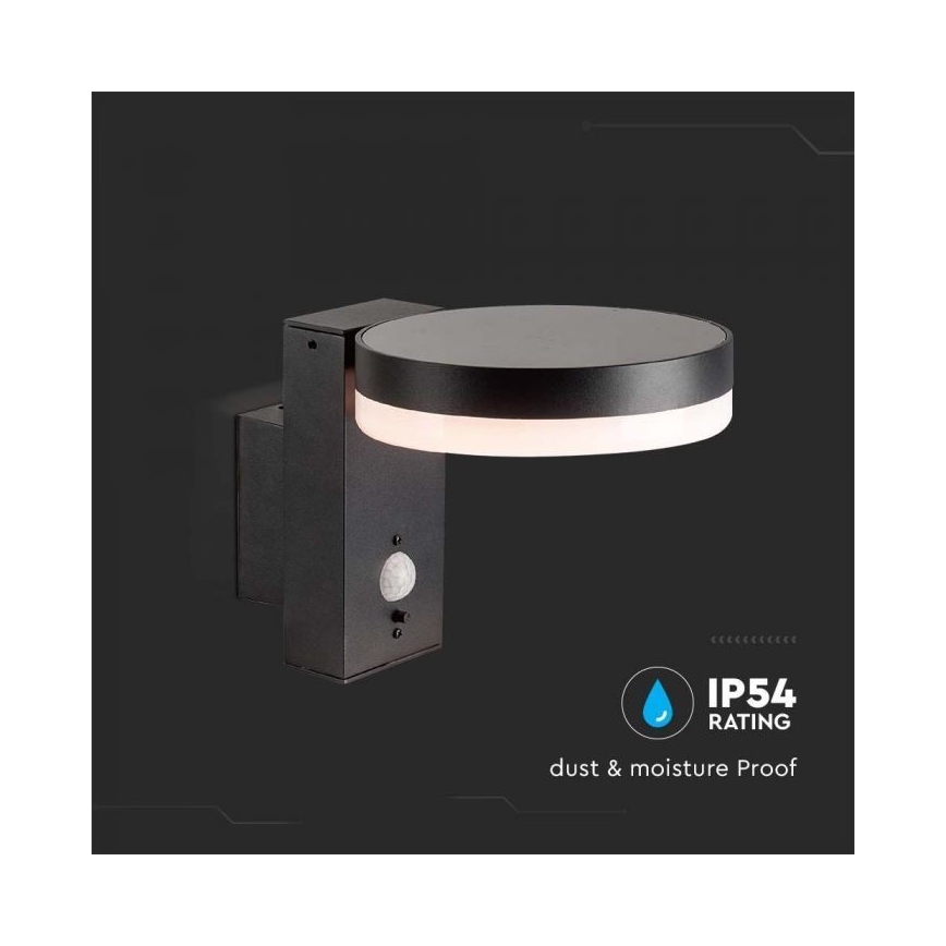 Applique murale solaire LED extérieure avec capteur LED/5,5W/3,7V 3000K IP54 2000 mAh