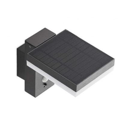 Applique murale solaire LED extérieure avec capteur LED/5,5W/3,7V 3000K IP54 2200 mAh