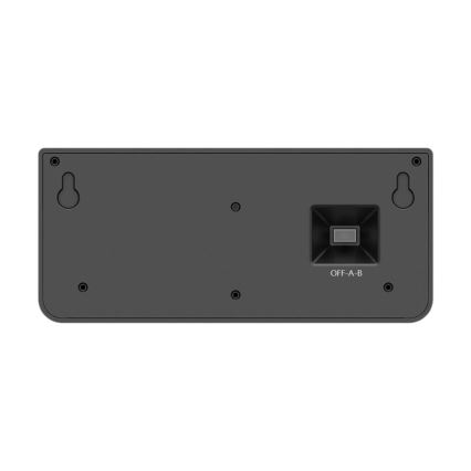 Applique solare LED con sensore LINK LED/5W/3,7V IP65 nera