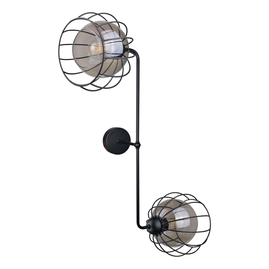 Applique SOLO BLACK 2xE27/60W/230V