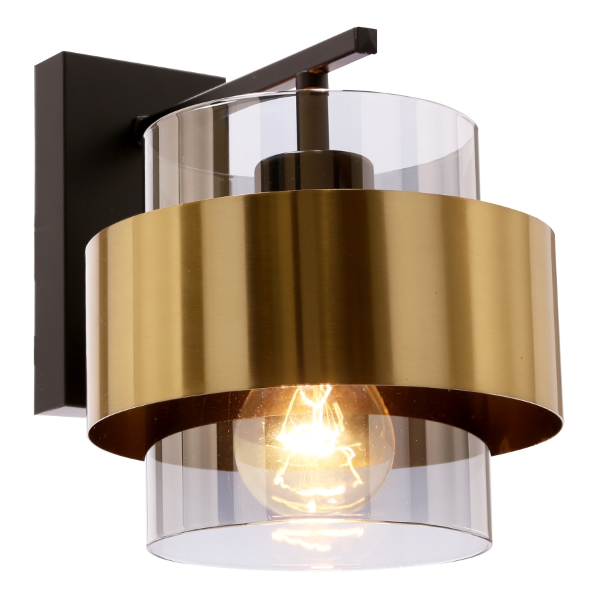 Applique SPIEGA 1xE27/60W/230V oro/nero