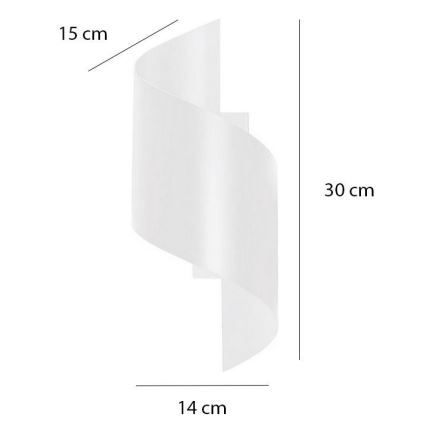 Applique SPINER 1xG9/8W/230V bianco