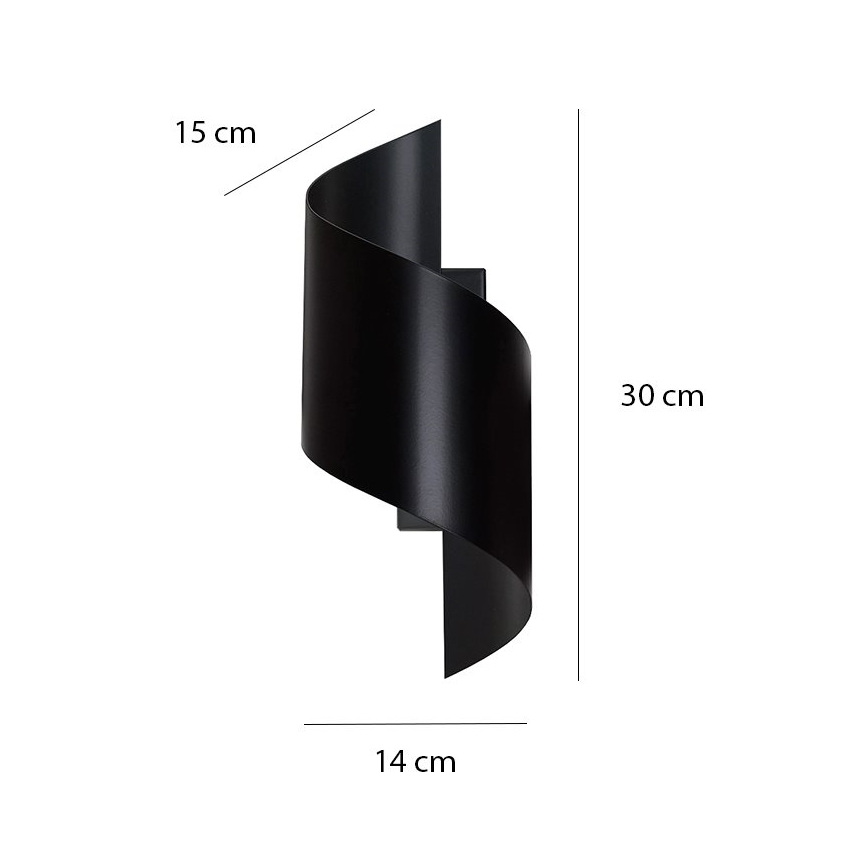 Applique SPINER 1xG9/8W/230V nero