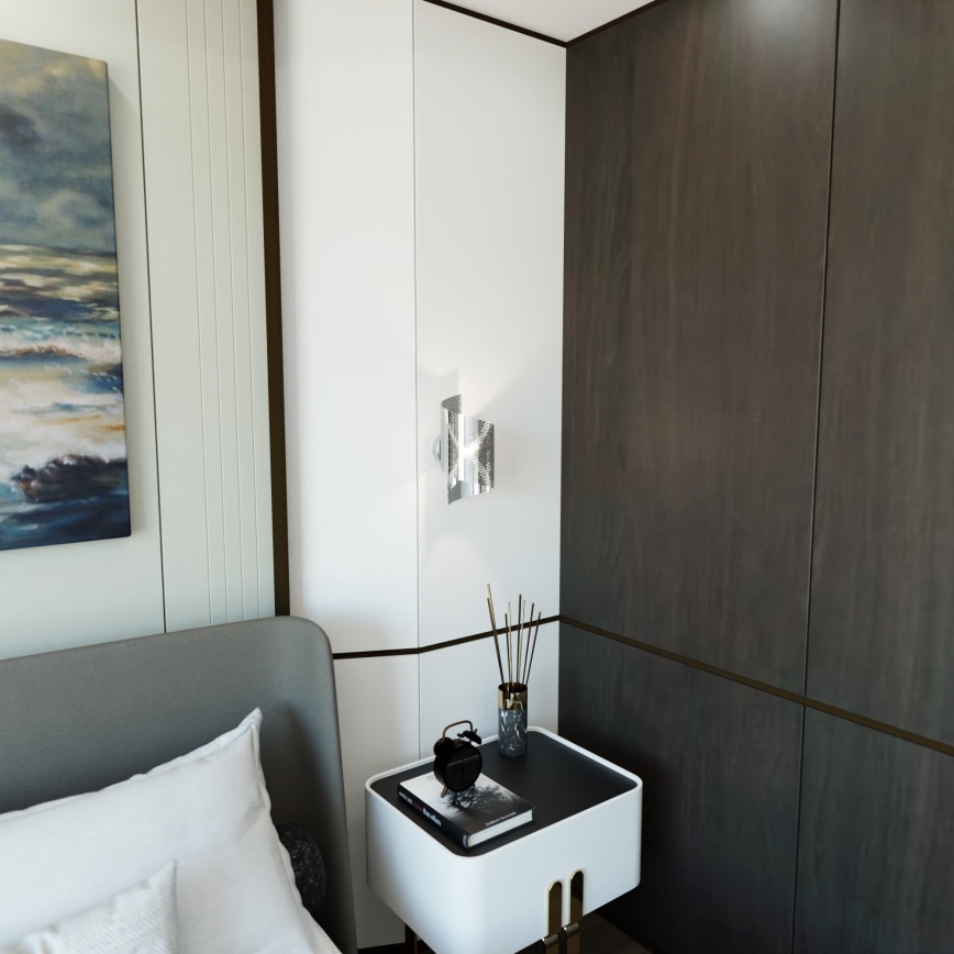 Applique SPIRAL 1xG9/8W/230V cromo opaco