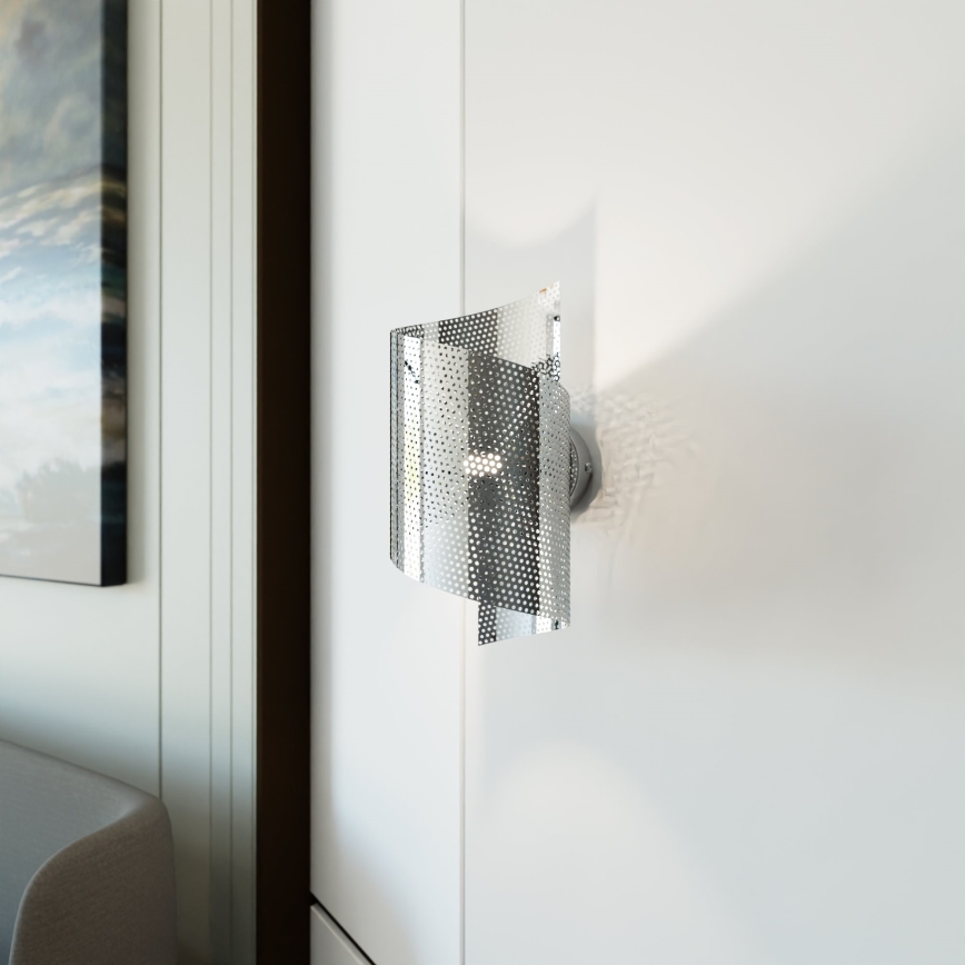 Applique SPIRAL 1xG9/8W/230V cromo opaco