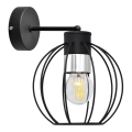 Applique STARLIGHT 1xE27/15W/230V nero/argento