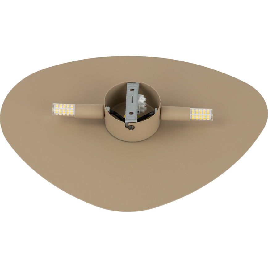 Applique STONE 2xG9/8W/230V 30x39 cm beige