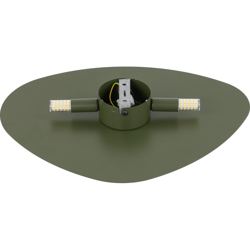 Applique STONE 2xG9/8W/230V 30x39 cm verde