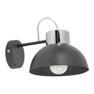 Applique TEDI 1xE27/60W/230V antracite/cromo lucido