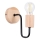 Applique TIMBO 1xE27/15W/230V nero/beige/faggio