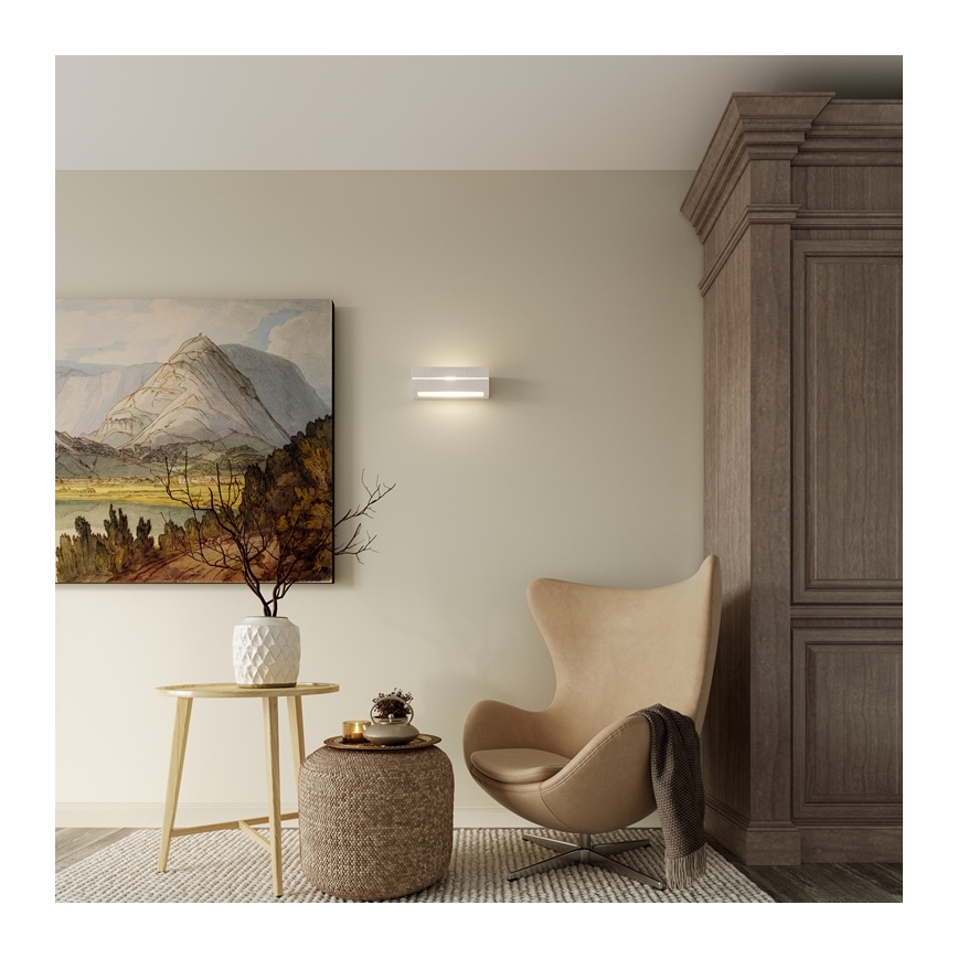 Sollux SL.0231 - Applique VEGA LINE 1xE27/60W/230V bianco