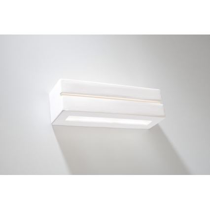 Sollux SL.0231 - Applique VEGA LINE 1xE27/60W/230V bianco