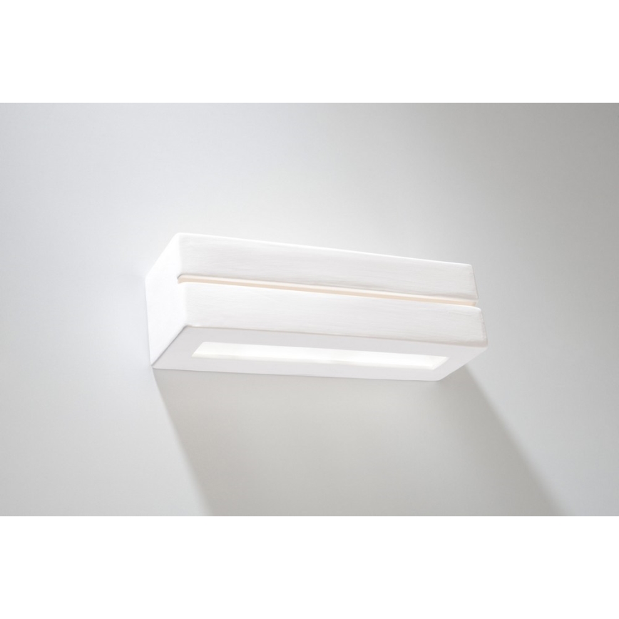 Sollux SL.0231 - Applique VEGA LINE 1xE27/60W/230V bianco
