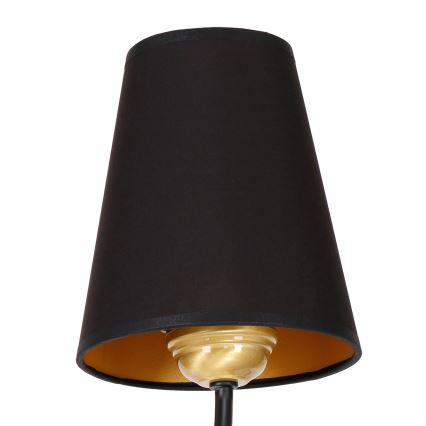 Applique VICTORIA 1xE27/60W/230V nero