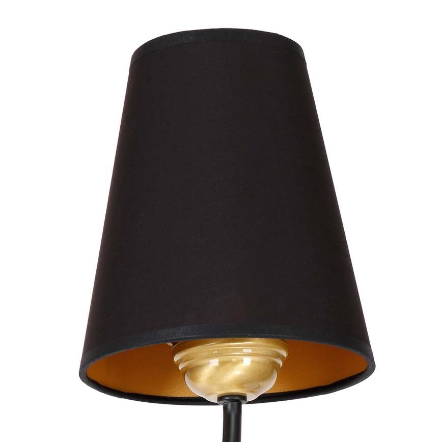 Applique VICTORIA 1xE27/60W/230V nero