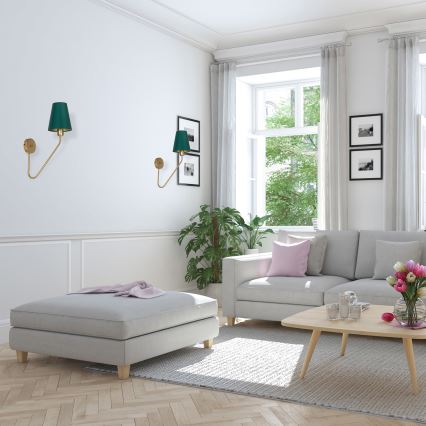 Applique VICTORIA 1xE27/60W/230V verde
