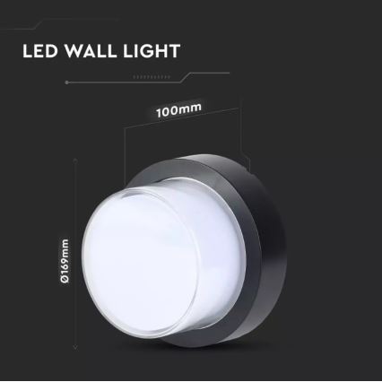 Applque murale d'extérieur LED/12W/230V IP65 3000K