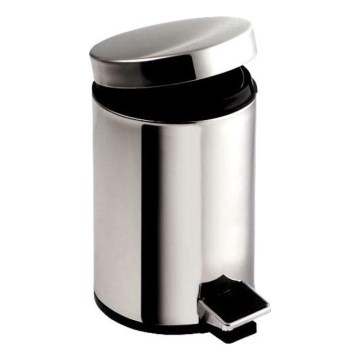 Aqualine - Abfalleimer SIMPLE LINE 20 l poliert Edelstahl