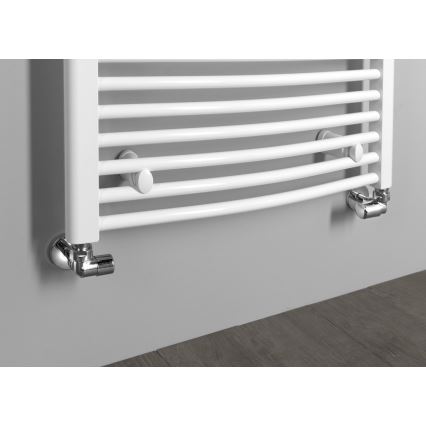 Aqualine - Anschluss-Set für Eckventile FIRST rechts/glänzender Chrom