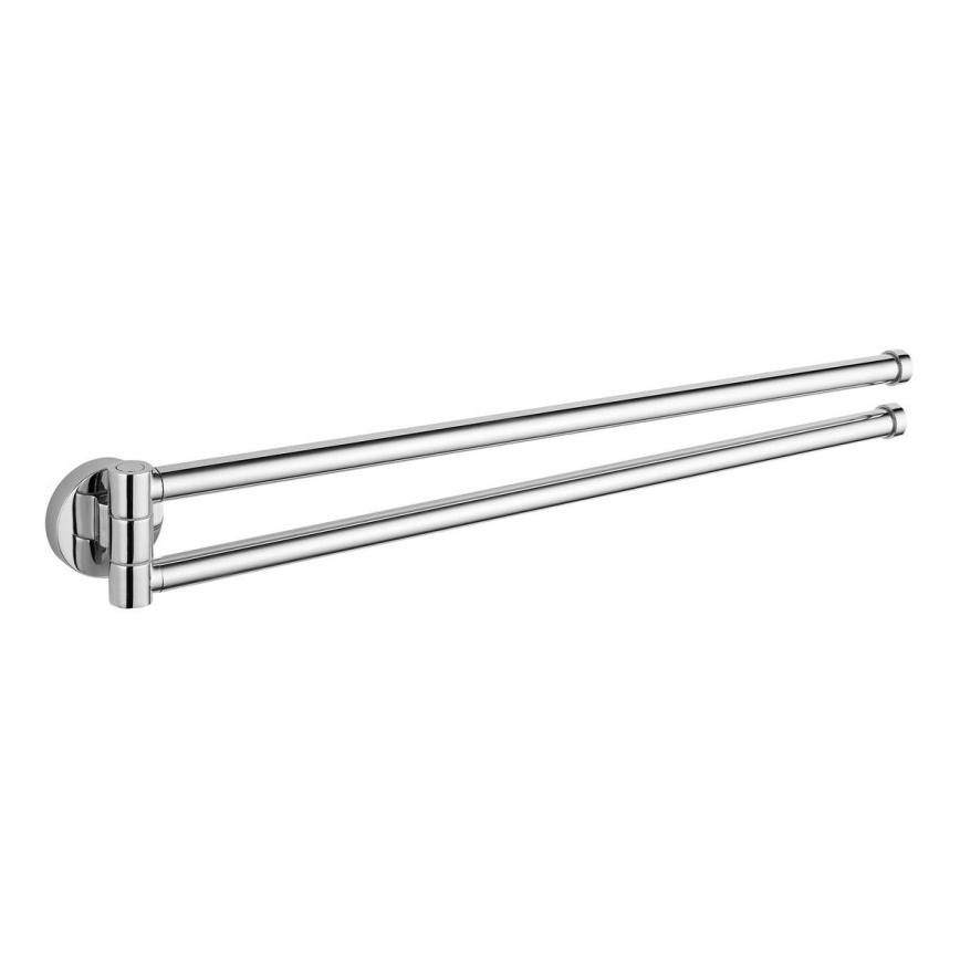 Aqualine - Appendiabiti da parete rotante SAMBA 47 cm cromo lucido