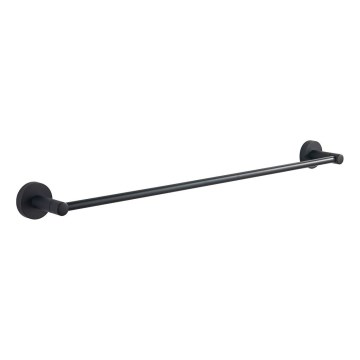 Aqualine - Appendiabiti da parete SAMBA 7,3x64,5 cm nero