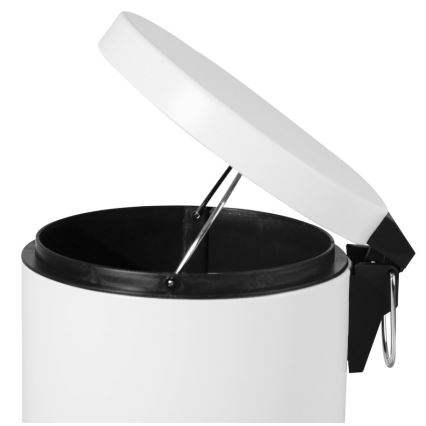 Aqualine - Cestino dei rifiuti SIMPLE LINE 3 l bianco opaco