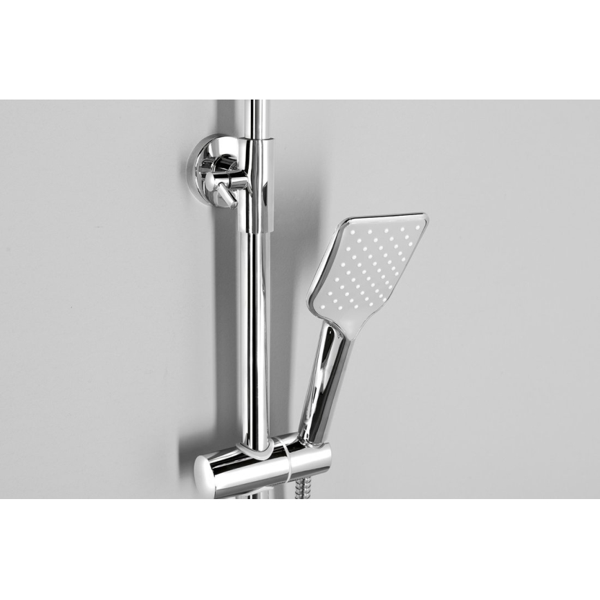 Aqualine - Colonne de douche avec robinet FACTOR chrome brillant