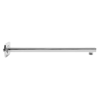 Aqualine - Duscharm eckig 40,4 cm glänzendes Chrom