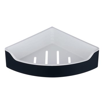 Aqualine - Eck-Duschablage SAMBA 21,8x30 cm schwarz