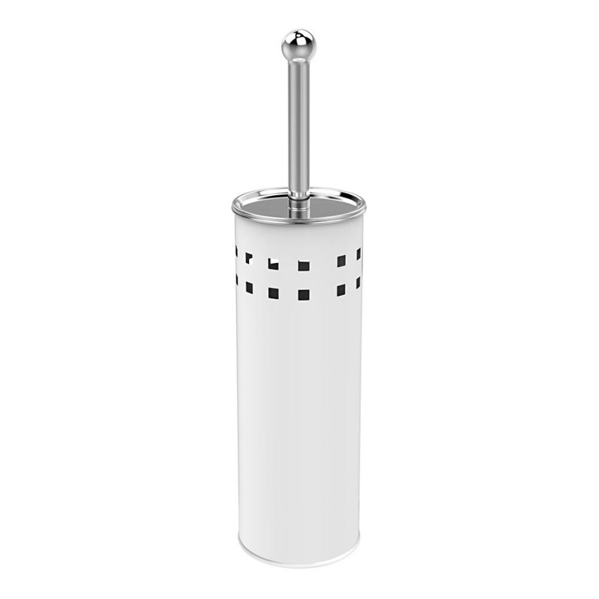 Aqualine - Freistehende Toilettenbürste SIMPLE LINE weiß/glänzendes Chrom