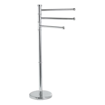Aqualine - Handtuchhalterständer SAMBA 85,5 cm Edelstahl/glänzendes Chrom