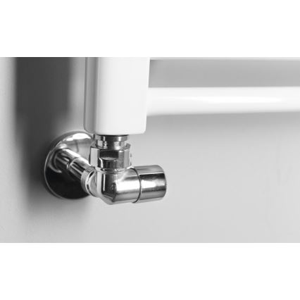 Aqualine - Kit de raccordement pour robinets d'angle FIRST droit/chrome brillant