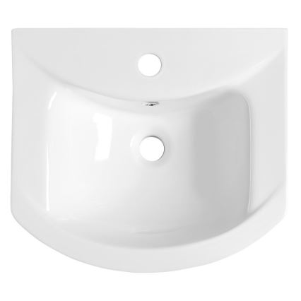 Aqualine - Lavabo à encastrer ZERO 45,5 x 40 cm, céramique, blanc