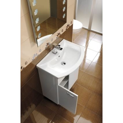 Aqualine - Lavabo da incasso ZERO 55x44 cm ceramica/bianco