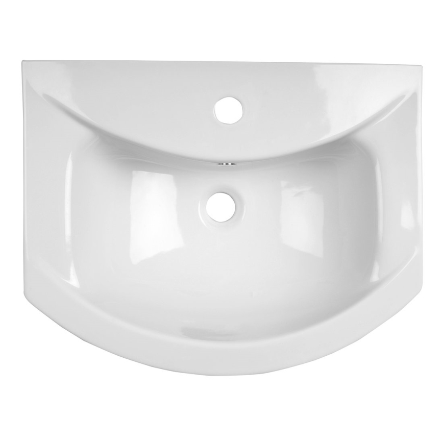 Aqualine - Lavabo da incasso ZERO 55x44 cm ceramica/bianco