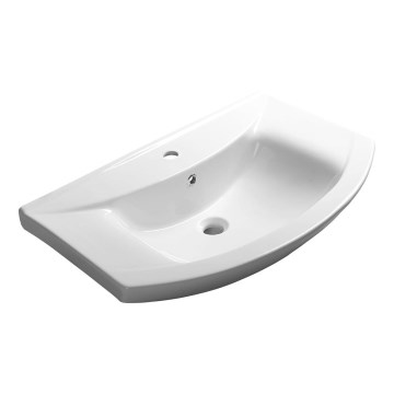 Aqualine - Lavabo da incasso ZERO 75x48,5 cm ceramica/bianco
