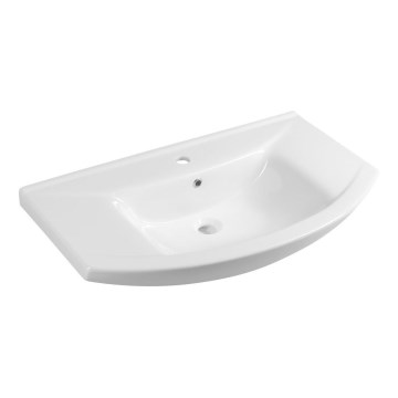 Aqualine - Lavabo da incasso ZERO 86x50 cm ceramica/bianco