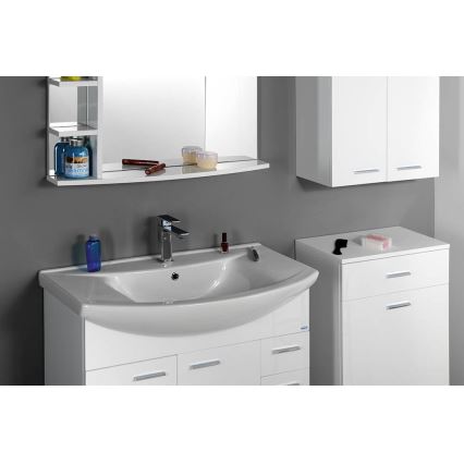 Aqualine - Lavabo encastrable ZERO 86x50 cm céramique/blanc