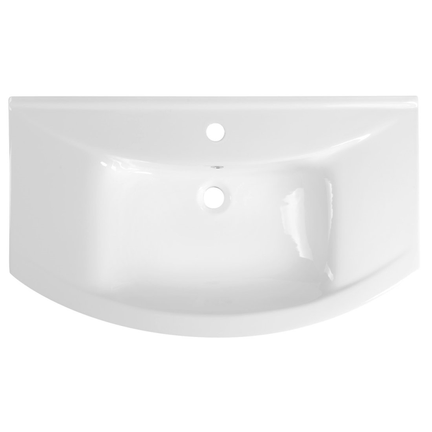 Aqualine - Lavabo encastrable ZERO 86x50 cm céramique/blanc