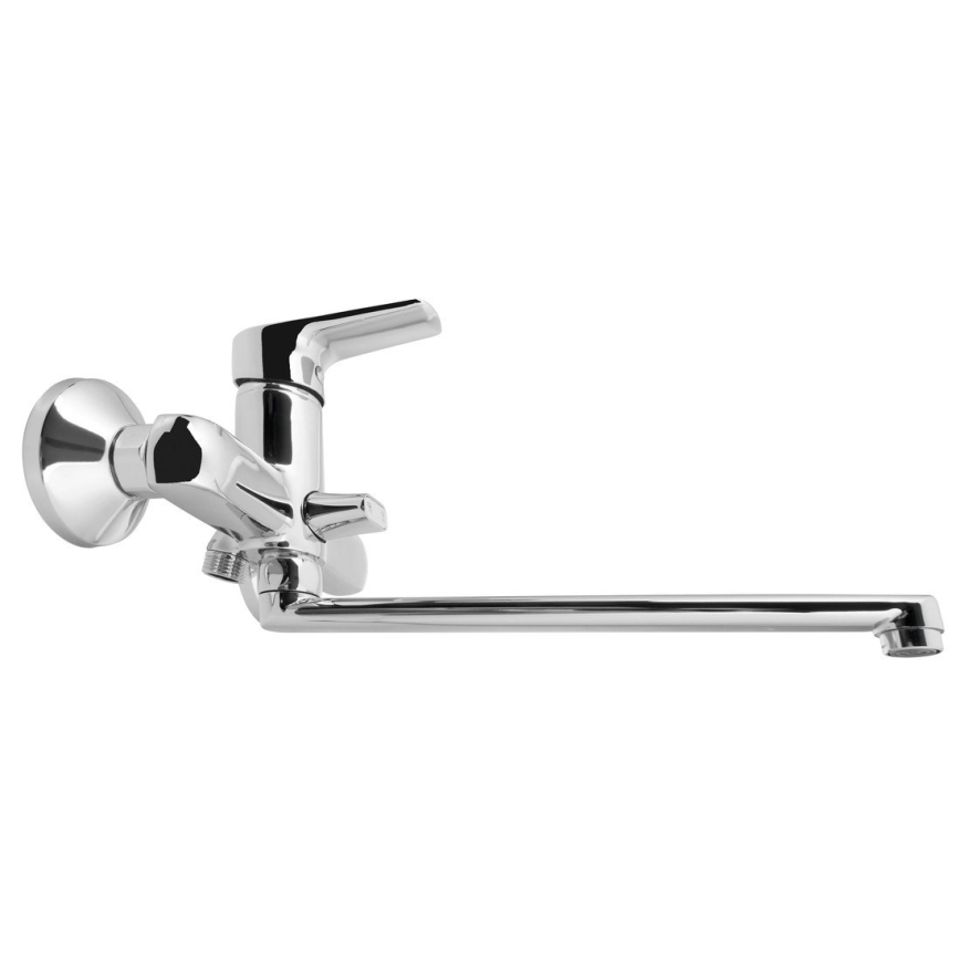 Aqualine - Lavello/rubinetto bagno LOTTA cromo lucido